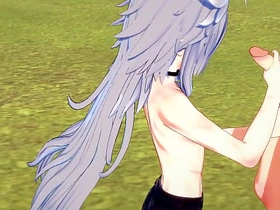 原神耽美 - Razor被Diluc打手枪和操 - 日本亚洲漫画动漫游戏色情同性 hot black gay porn star