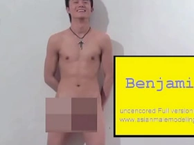 亚裔男模Benjamin gay korean men porn