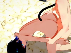 BL-猫男x狐男无套干两炮-伪娘变装日本亚裔漫画动漫游戏色情男同 video porn korean gay