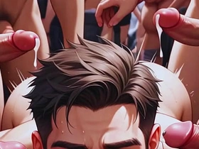 动漫hentai白嫩伪娘群交肌肉男免费视频 chinese douyin gay porn