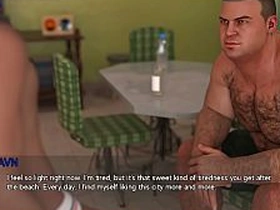 继父的爱 - 肌肉老爹在蒸汽浴室给嫩小伙黄金浴和深喉口交 gay malaysia porn