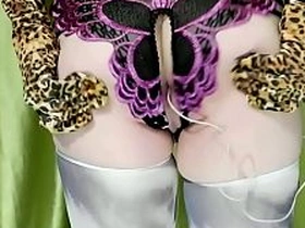 [色猫君] - 可爱猫男穿新蝴蝶内裤试不同肛尾 自慰高潮呻吟 hot homemade gay porn